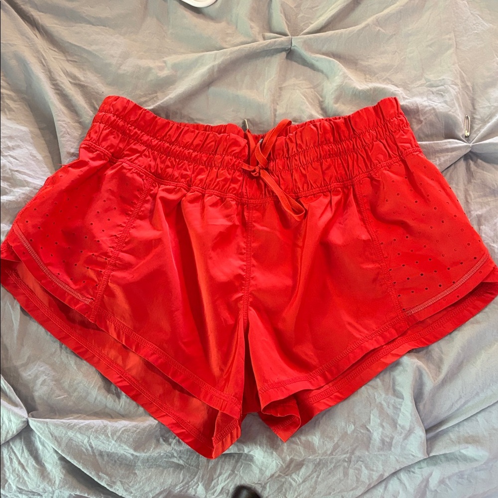 Women’s Zella running shorts, small EUC Orange